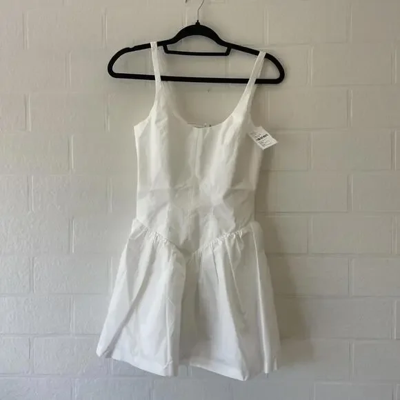 Amanda Uprichard 'Paterson' White Dress Size M New $248 msrp - Picture 4 of 9